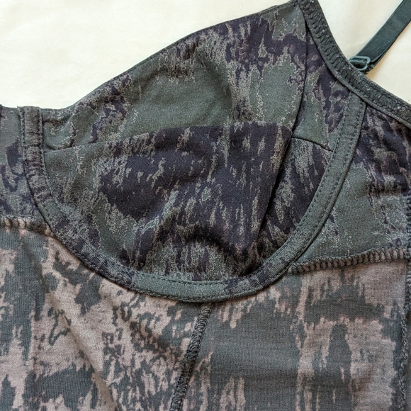 WILFRED Bustier Camisole Adjustable Straps Grey Cotton/Modal Women's Medium - Picture 6 of 9